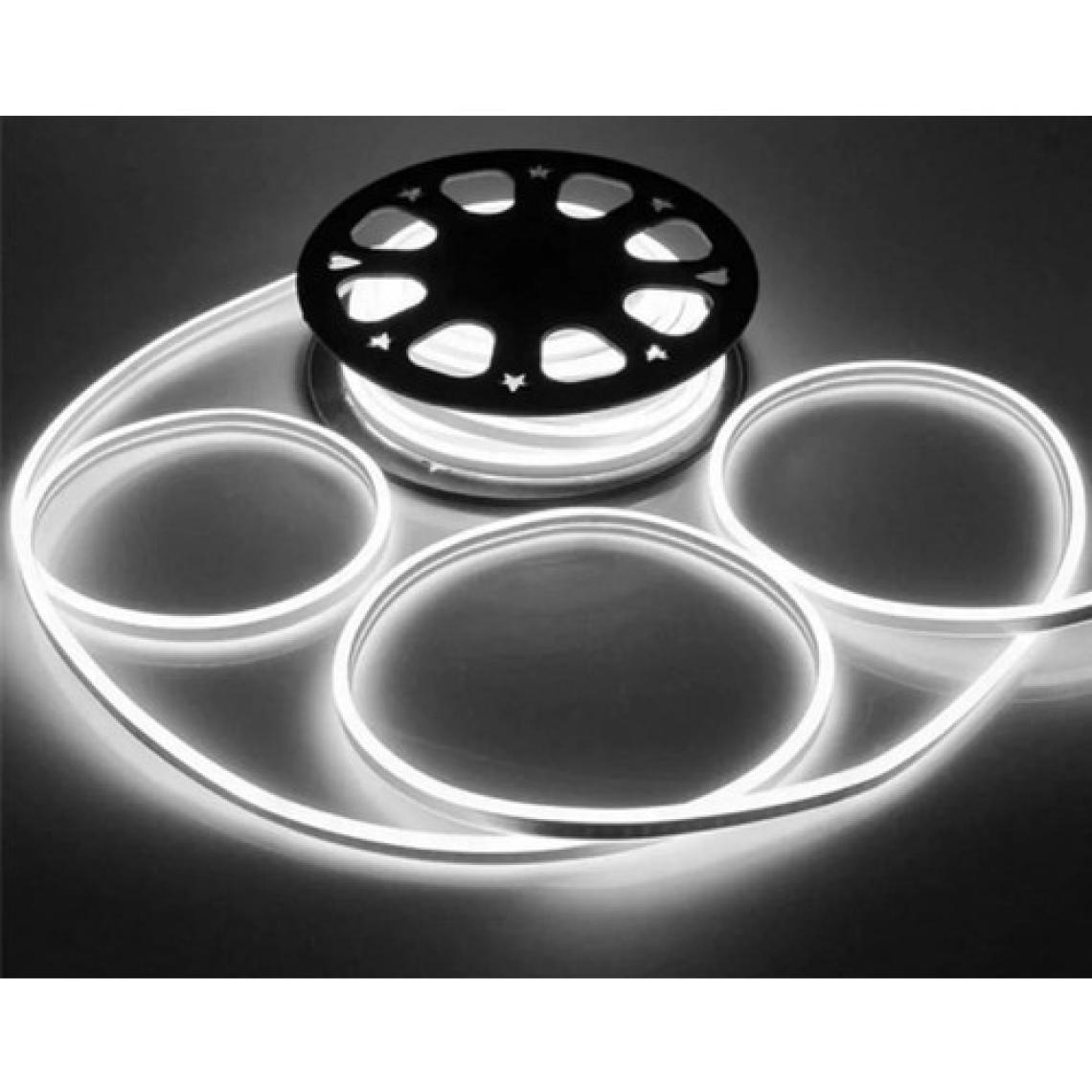 En Parlak Neon LED 12 Volt Beyaz Işık Dış Mekan 3 Metre