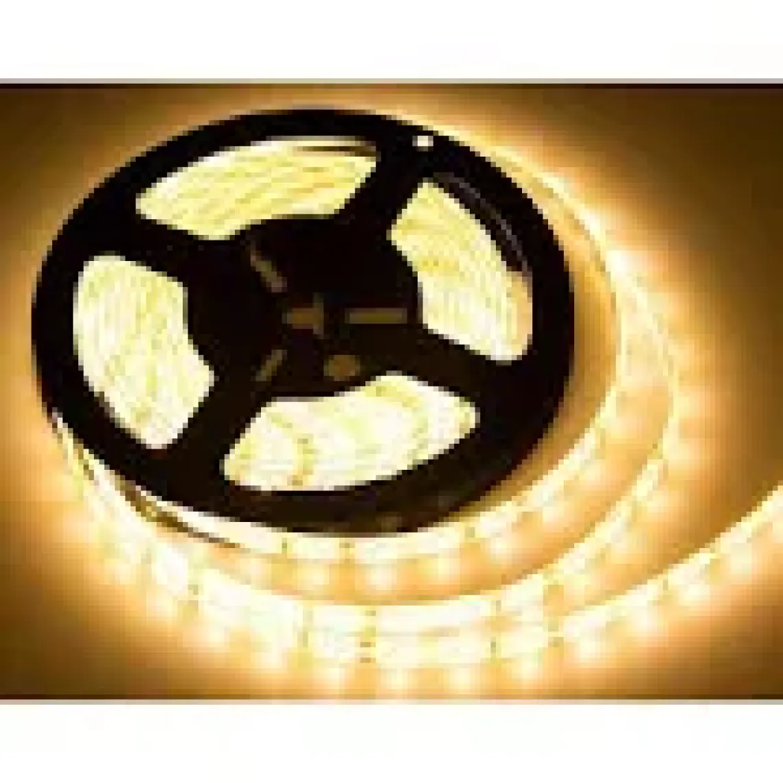 Ack  3 Çip İçmekan Şerit Led 12V (Beyaz Işık) - 5Mt'Lik Paket