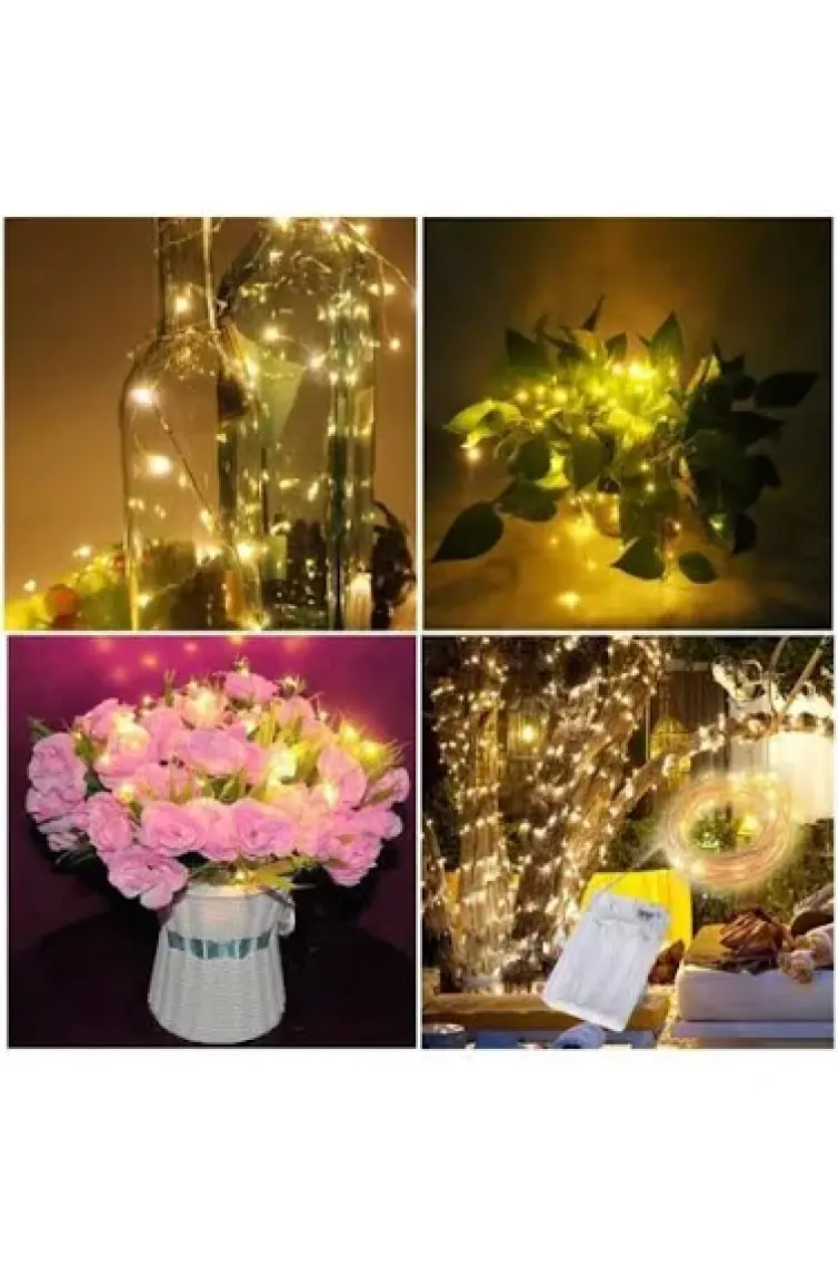 Exeo Peri Tel LED Işık Kumandalı Animasyonlu Pilli LED