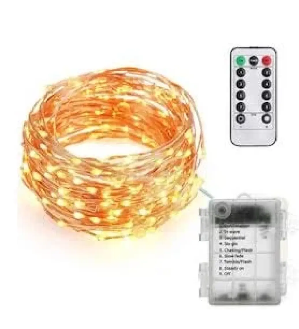 Exeo Peri Tel LED Işık Kumandalı Animasyonlu Pilli LED