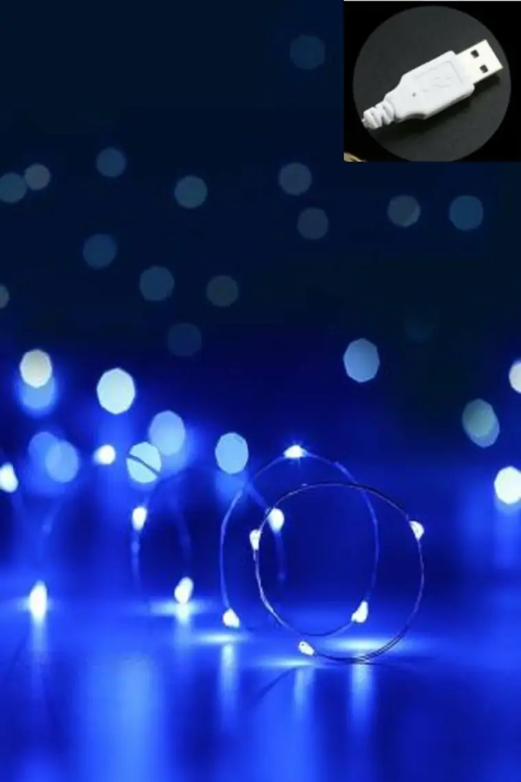 BYSHOME Peri Led Işık 10 Metre USB ile Çalışan Çok Amaçlı Dekoratif Aydınlatma