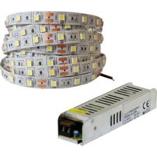 Amber LED 4040 Yeni Nesil Şerit LED Amber 5 Metre + 5 Amper 60W LED Trafo