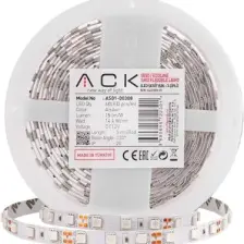 Ack Üç Çip 60 LED Li Şerit LED Amber Işık 12V 14.4W 5m