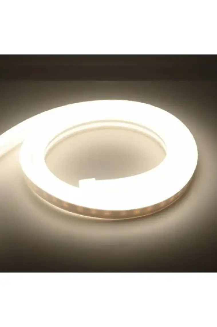 Triline Neon LED Işık Süper Parlak Kumandalı Tüp LED - Beyaz - 1metre