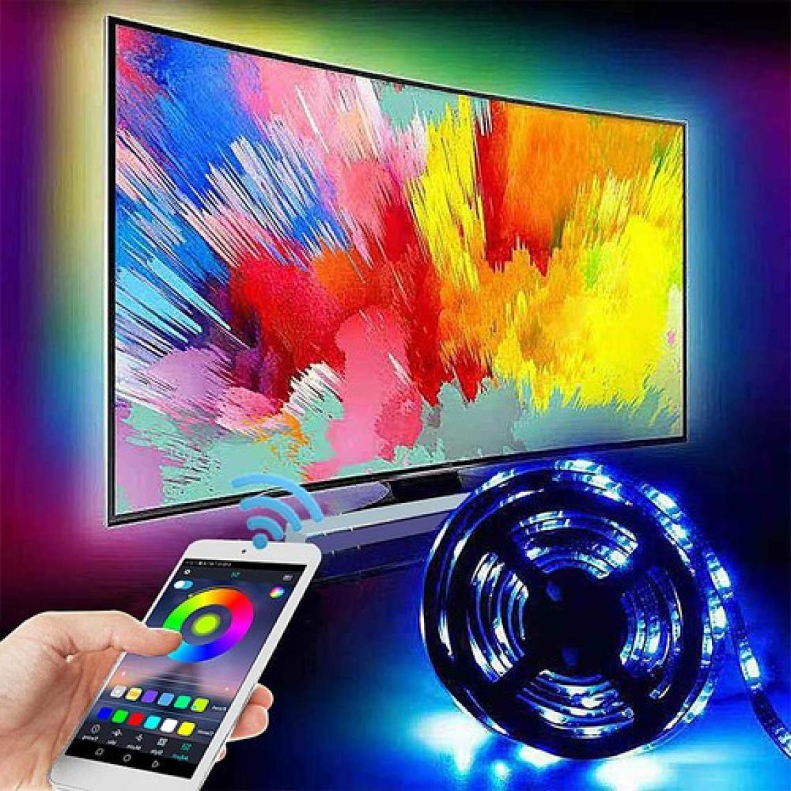 Triline Tv Arkası Bluetooth Rgb Usb Led Şerit Aydınlatma 5 m
