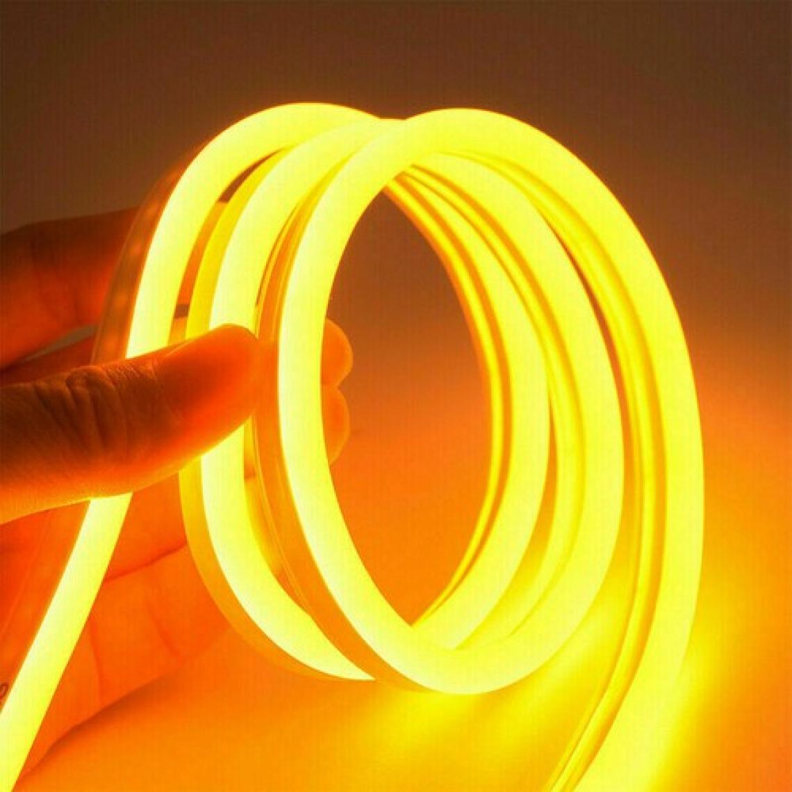 220 Volt Neon LED Işık 3 Metre Tak Çalıştır Esnek Hortum Şerit LED Aydınlatma Beyaz