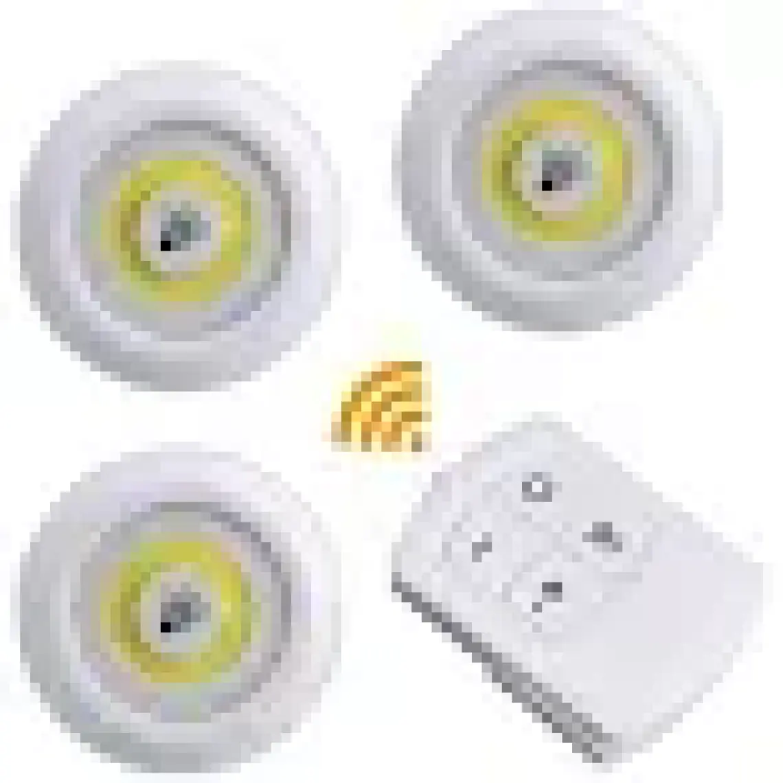 Winnboss WN-1186 Beyaz 3 Lü Kumandalı LED Seti