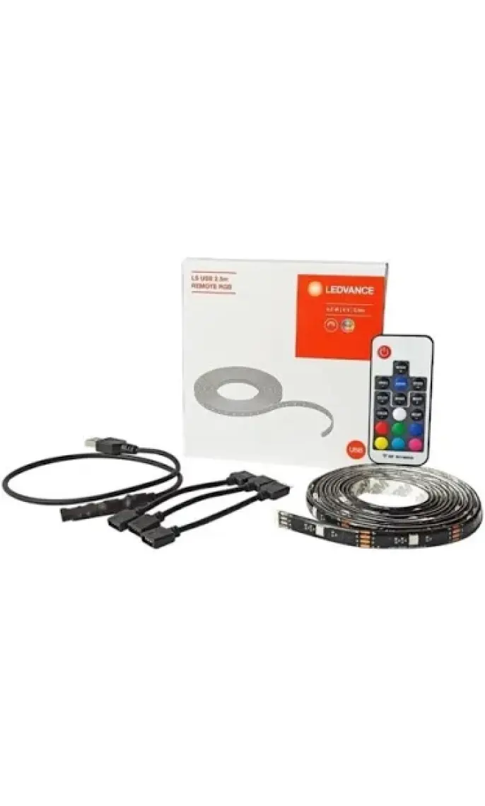 Ledvance Flex 4.5W Tv Arkası USB Şerit LED Rgb 2,5 Mt