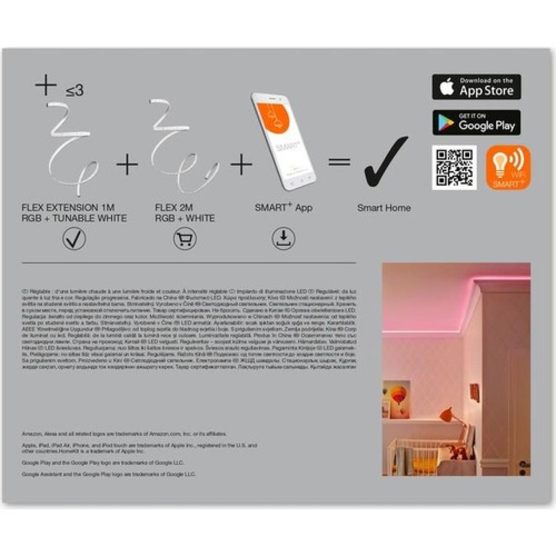 Ledvance Smart Wifi Flex 3,6W Rgbw 320lm 1 Mt. Ek Akıllı Led Şerit