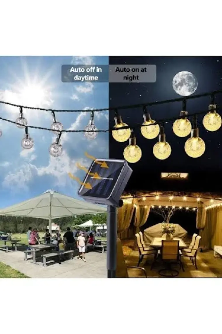 SGE Mighty Solar Cam 7 M 50 LED Sarı LED Işık Güneş Enerjili Aydınlatma Lambası