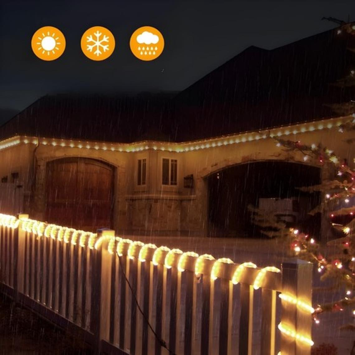 Tawitec Hortum Şerit LED 220 Volt Su Geçirmez Fiş Dahil Metrede 68 LED 5730 Kırmızı 15 Metre