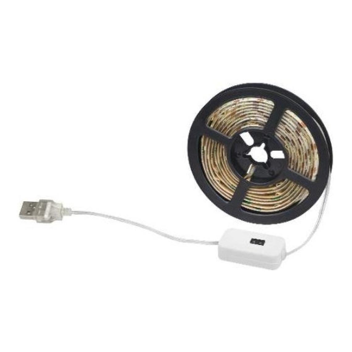 Azemax USB Sensörlü Şerit LED 3 M Beyaz