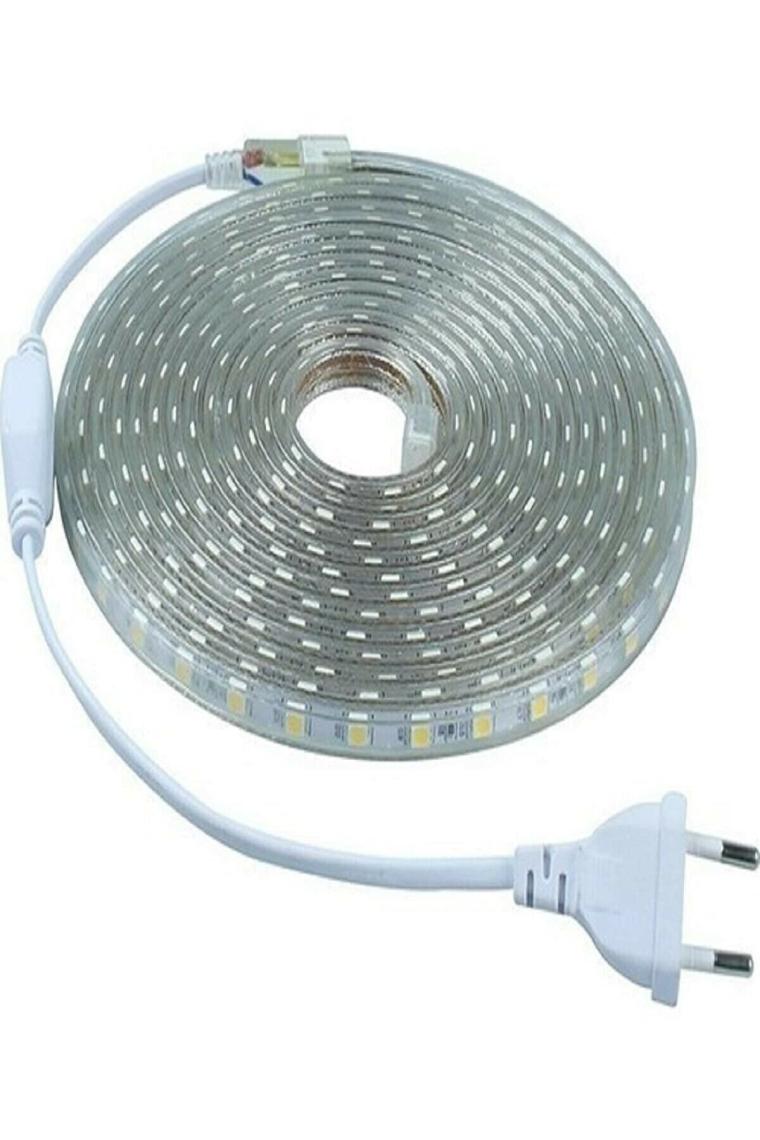 Şerit Led Hortum 3 Çip Dış Mekan Beyaz Işık 3 Metre