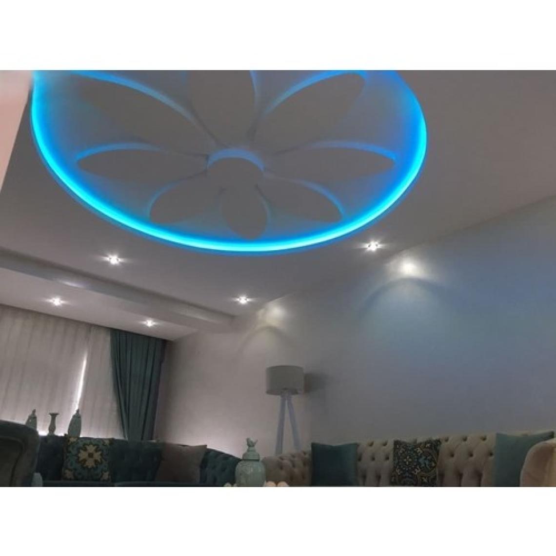 Hortum Esnek Şerit LED Mavi Işık 220V Fış/1,2,3,4,5,7,10,15,20,25,30 Metre