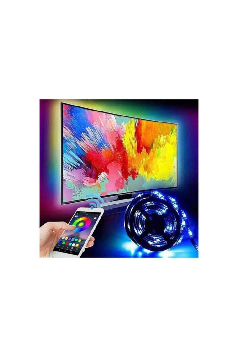 Exeo Tv Arkası Bluetooth Rgb USB Şerit LED Slikonlu 3 m