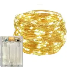 Mutlu Adım 10 m Peri Led Işık Pilli Aydınlatma Dekor 100'lü