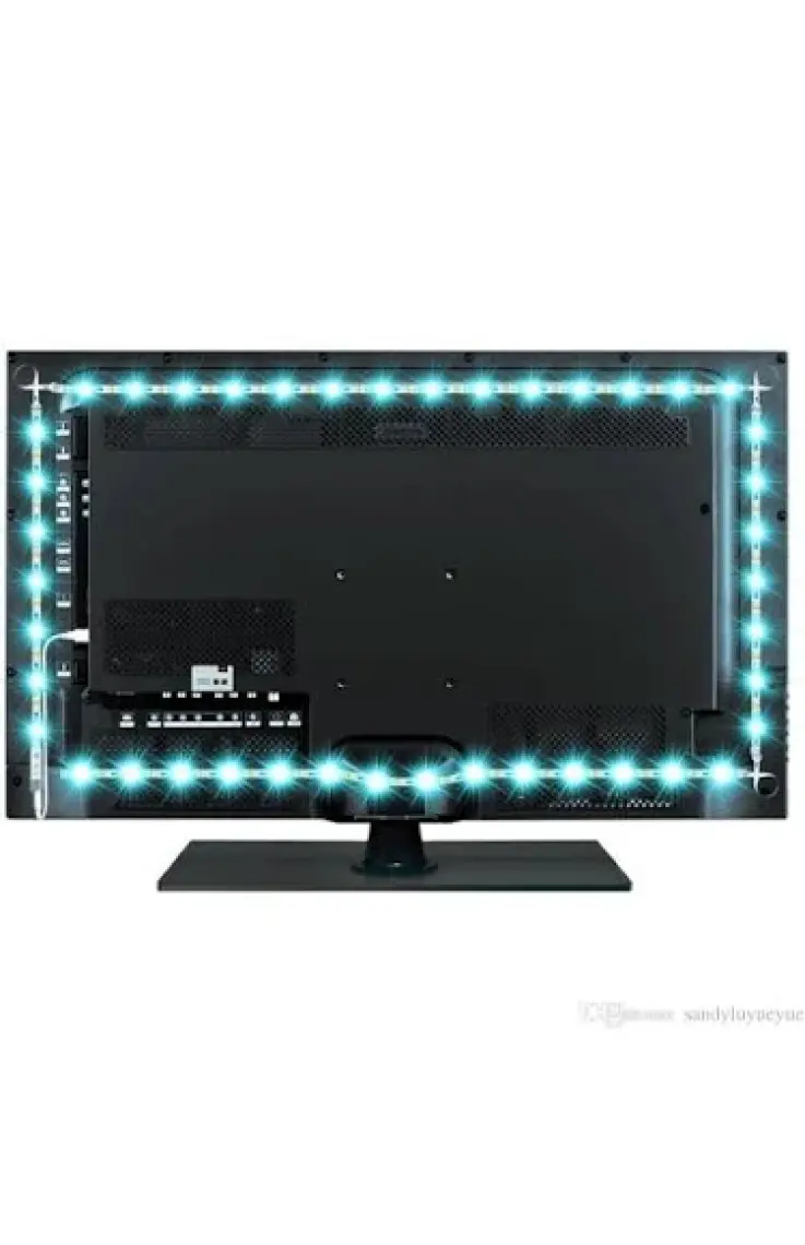 Triline  Tv Arkası Bluetooth Rgb Usb Led Şerit Aydınlatma 16 Renk 1 m