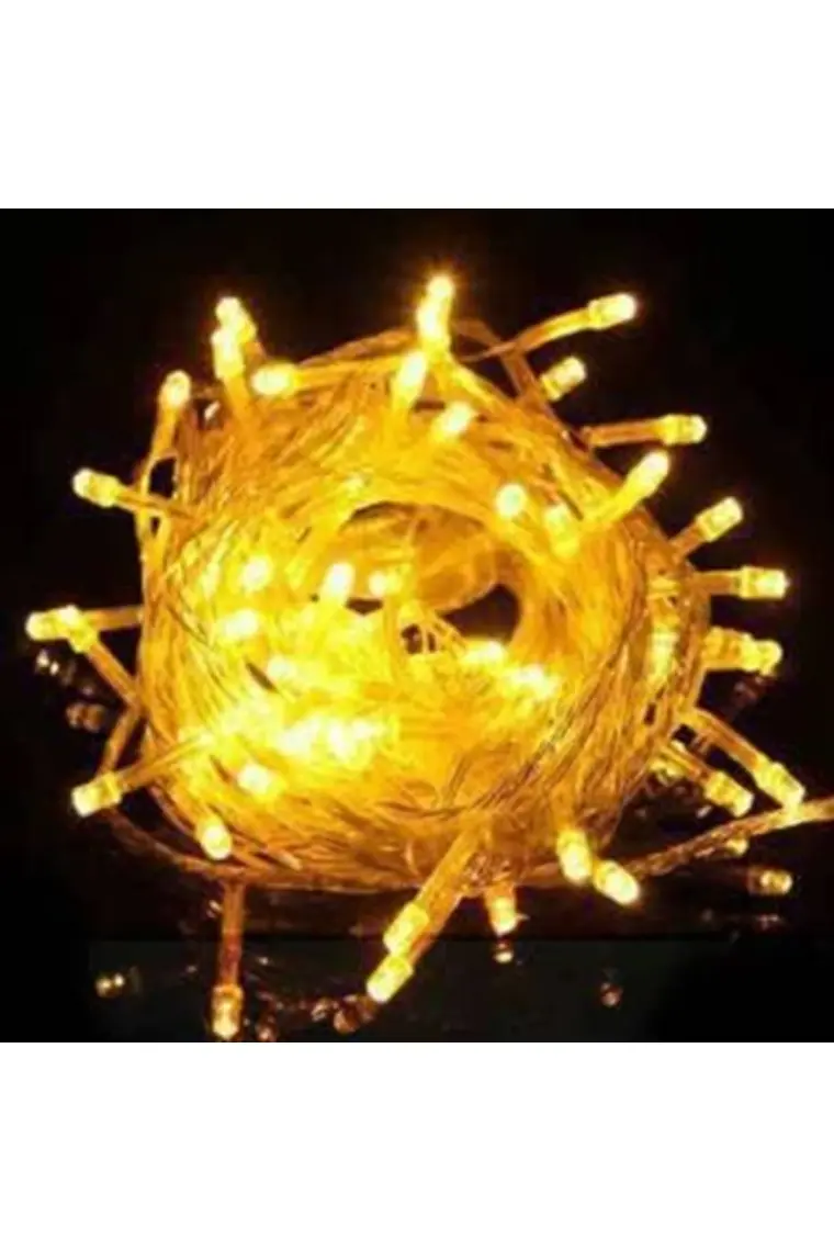 Epazzar 100 Ledl Pilli LED Işık Dekoratif LED Işık Zinciri Gün Işığı LED