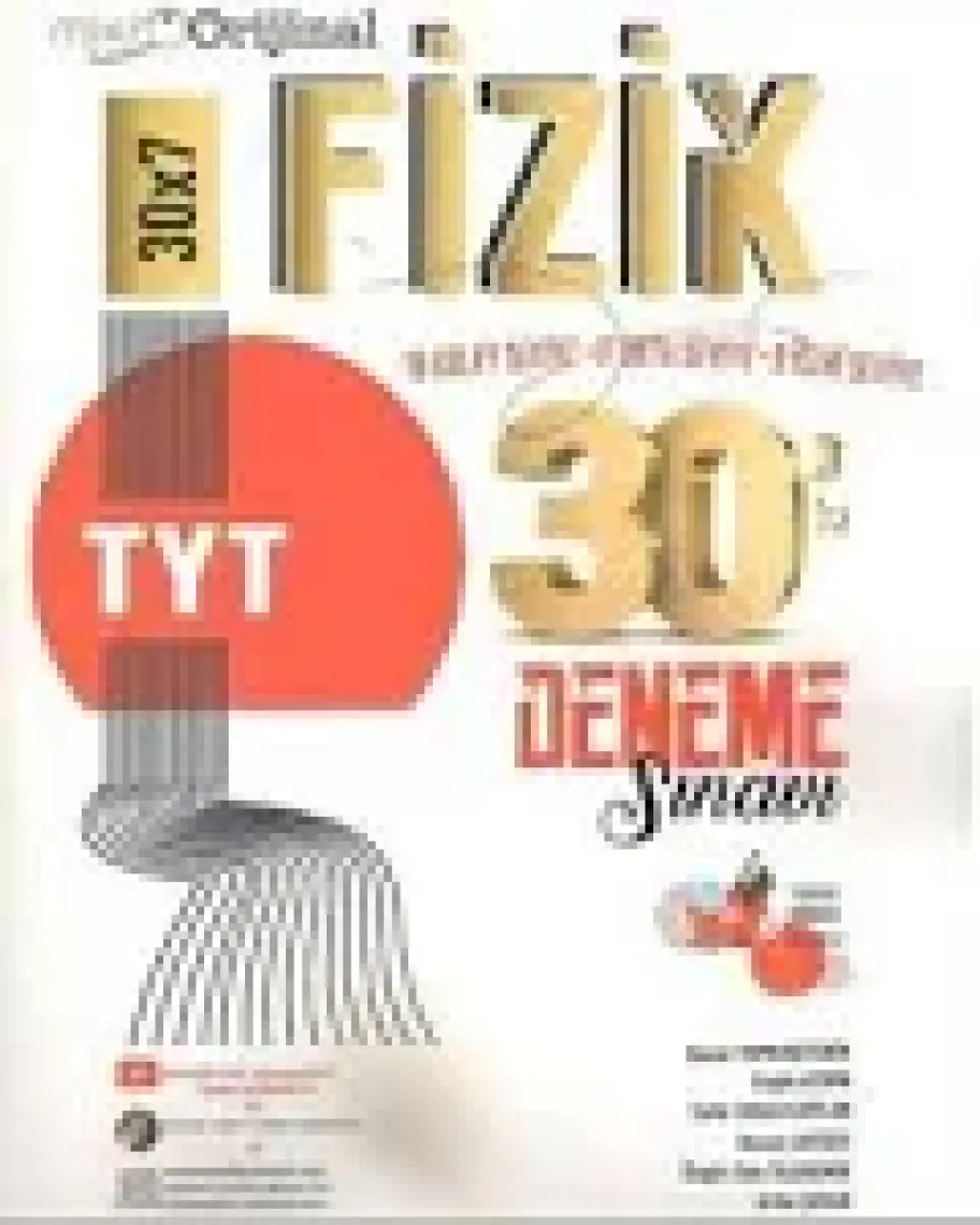 Orijinal Yayınları  Matematik Mikro TYT Fizik 30 Lu Deneme 2024