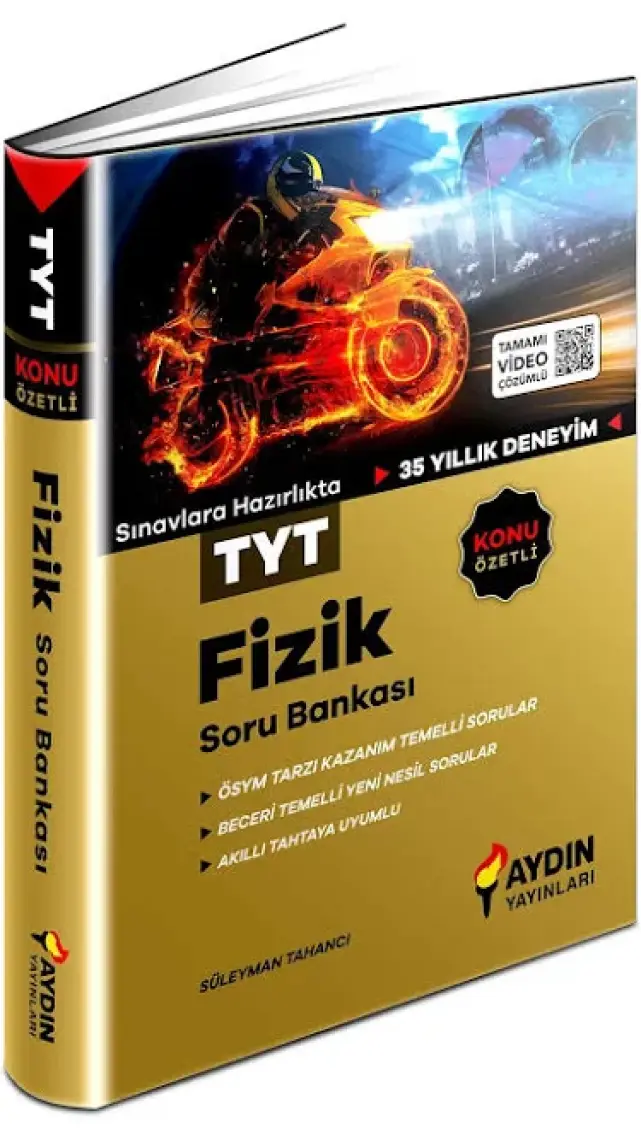 Aydın Yayınları YKS TYT Fizik Soru Bankası - Süleyman Tahancı