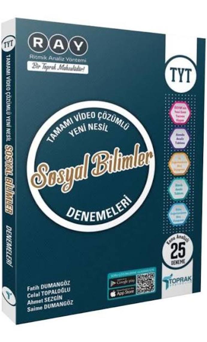 Toprak Yayıncılık TYT Sosyal Bilimler 25'li Deneme Kitabı