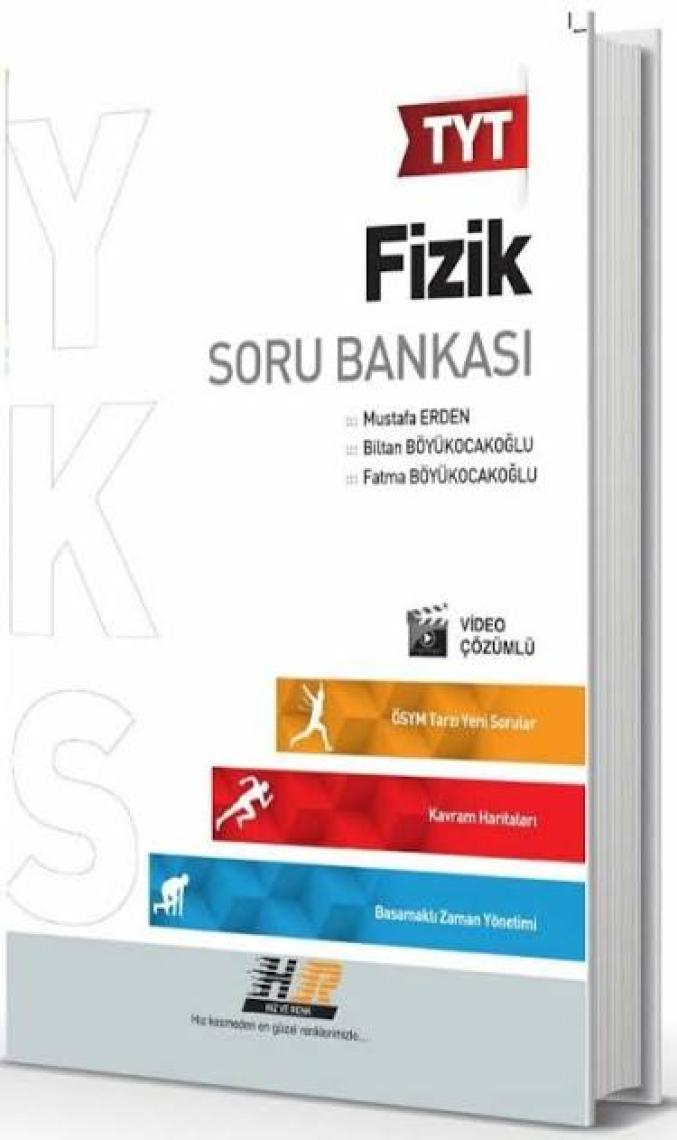 Hız ve Renk Yayınları TYT Fizik Soru Bankası 2019 Yeni Müfredat