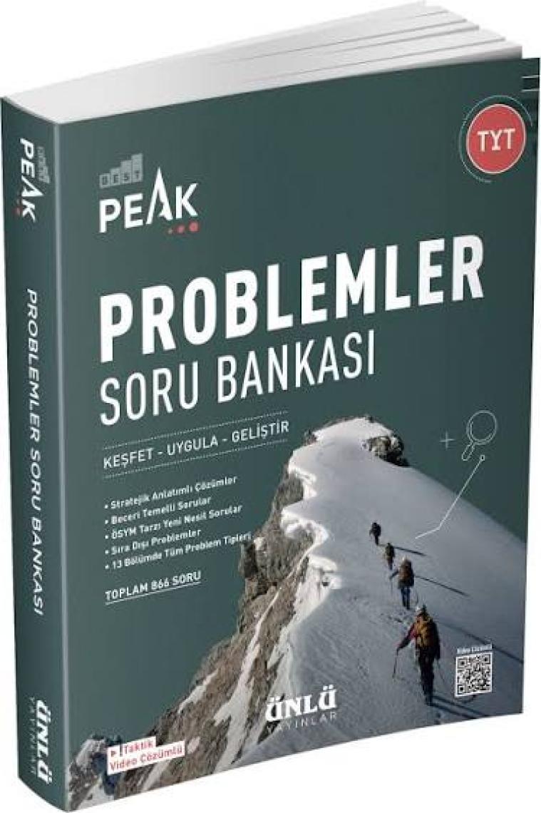 Ünlü Yayınları TYT Problemler Best Peak Soru Bankası
