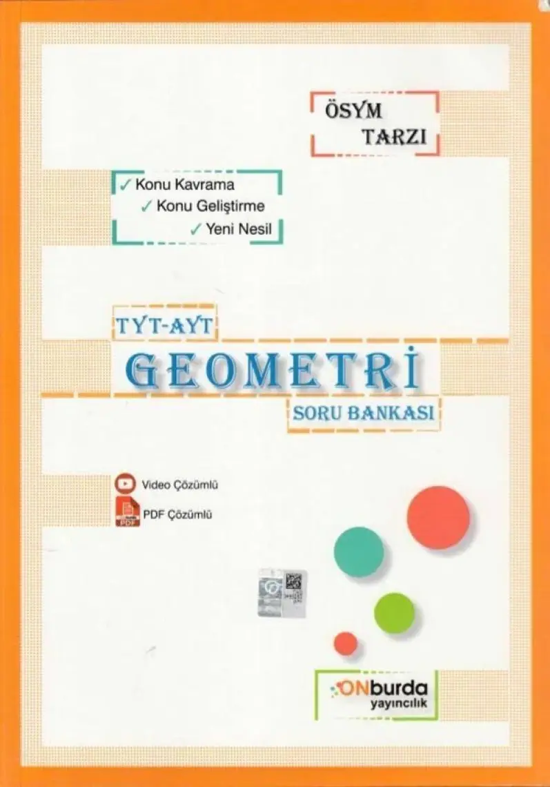 Onburda Yayıncılık TYT Geometri Soru Bankası