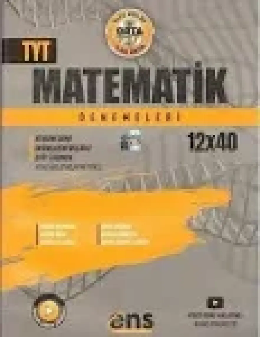 ENS Yayıncılık TYT Matematik 12 x 40 Denemeleri