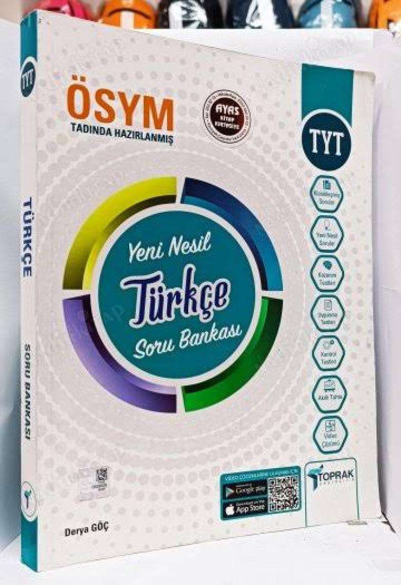 Toprak Yayıncılık TYT Türkçe Soru Bankası Derya GÖÇ