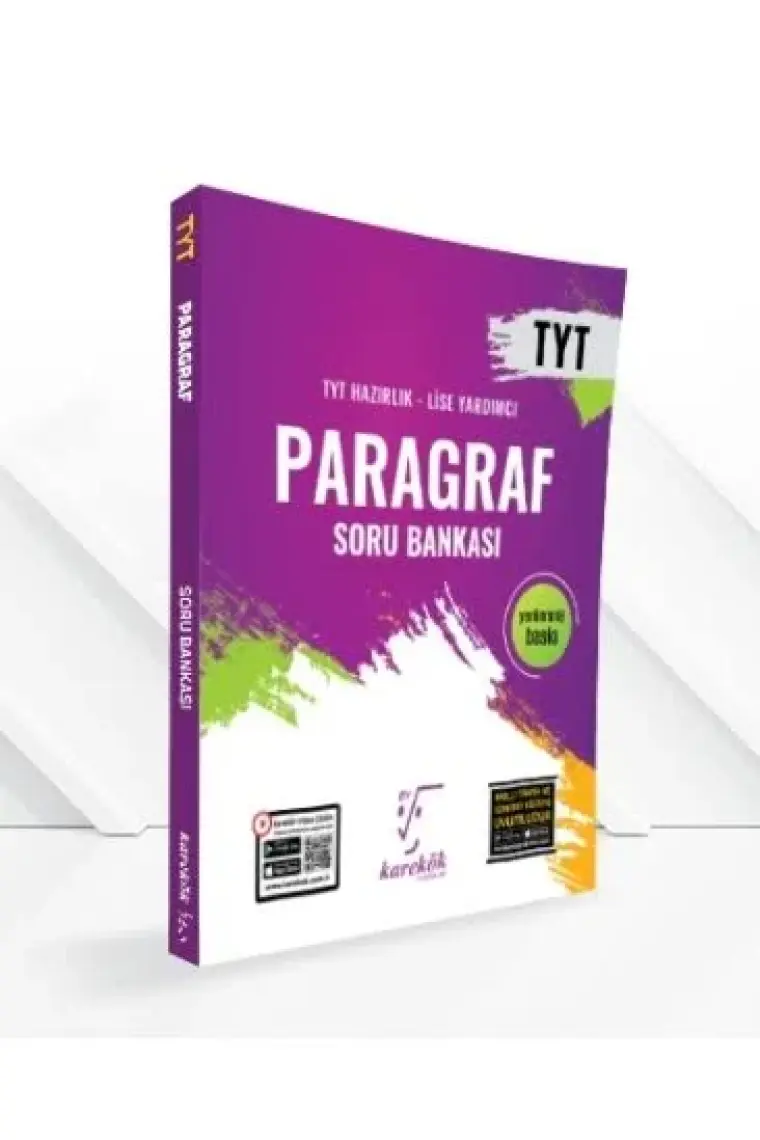Karekök Yayıncılık 2022 TYT Paragraf Soru Bankası – Lise 17-18 Yaş Hazırlık ve Yardımcı Kaynak Kitap