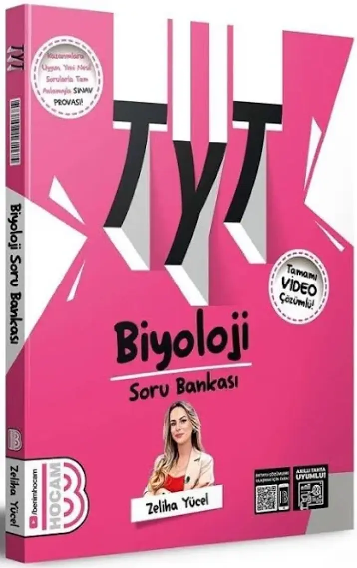 Benim Hocam Yayınları 2024 TYT Biyoloji Tamamı Çözümlü Soru Bankası