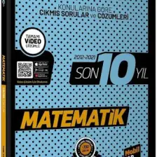 A Yayınları TYT Matematik Son 10 Yıl Çıkmış Soru ve Çözümleri Yeni 2022
