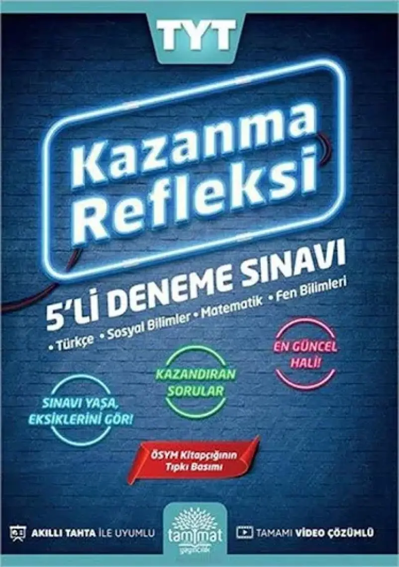 Tammat Yayıncılık Tyt 5'Li Deneme Sınavı
