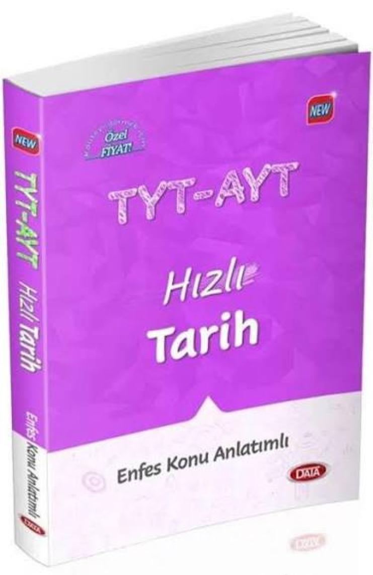 Data Yayınları TYT-AYT Hızlı Tarih Konu Enfes Konu Anlatımlı