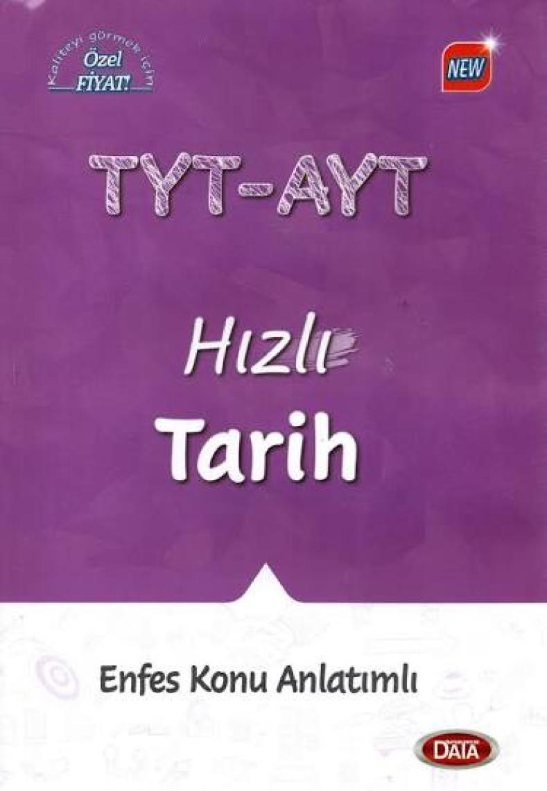 Data Yayınları TYT-AYT Hızlı Tarih Konu Enfes Konu Anlatımlı