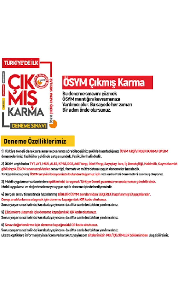 Karakutu Yayınları 2025 TYT ÖSYM Çıkmış Karma Kara Kutu Sayısal-Sözel-Eşit Ağırlık Tg 10'lu D. Çözümlü Deneme Paketi