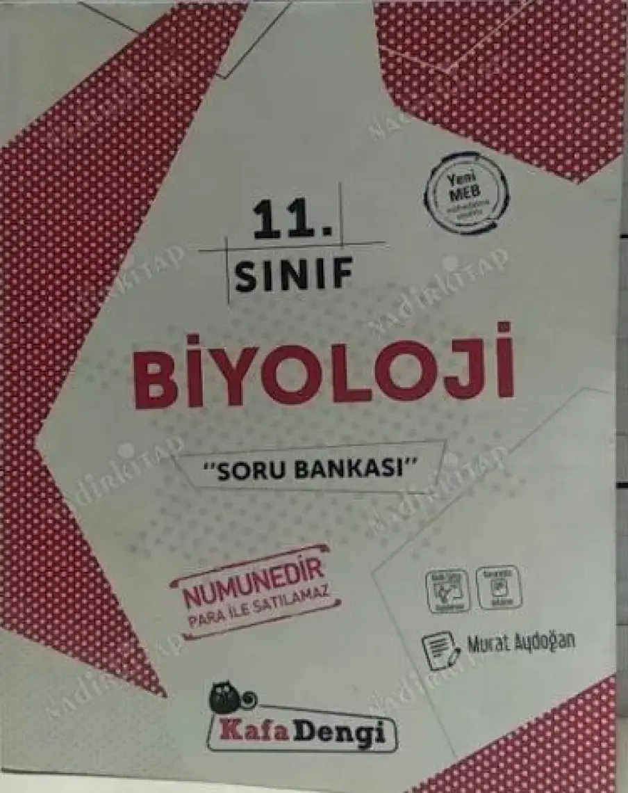 Kafa Dengi Yayınları TYT Biyoloji Soru Bankası Yeni Orta ve İleri Düzey