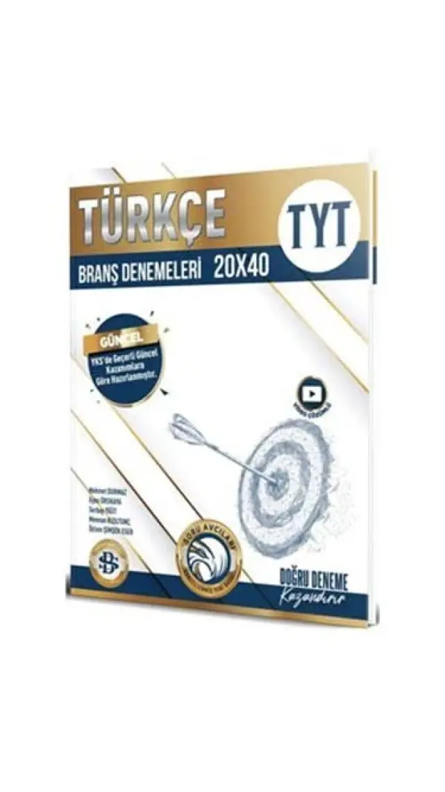 Bilgi Sarmal Yayınları 2024 TYT Türkçe 20 x 40 Branş Denemeleri