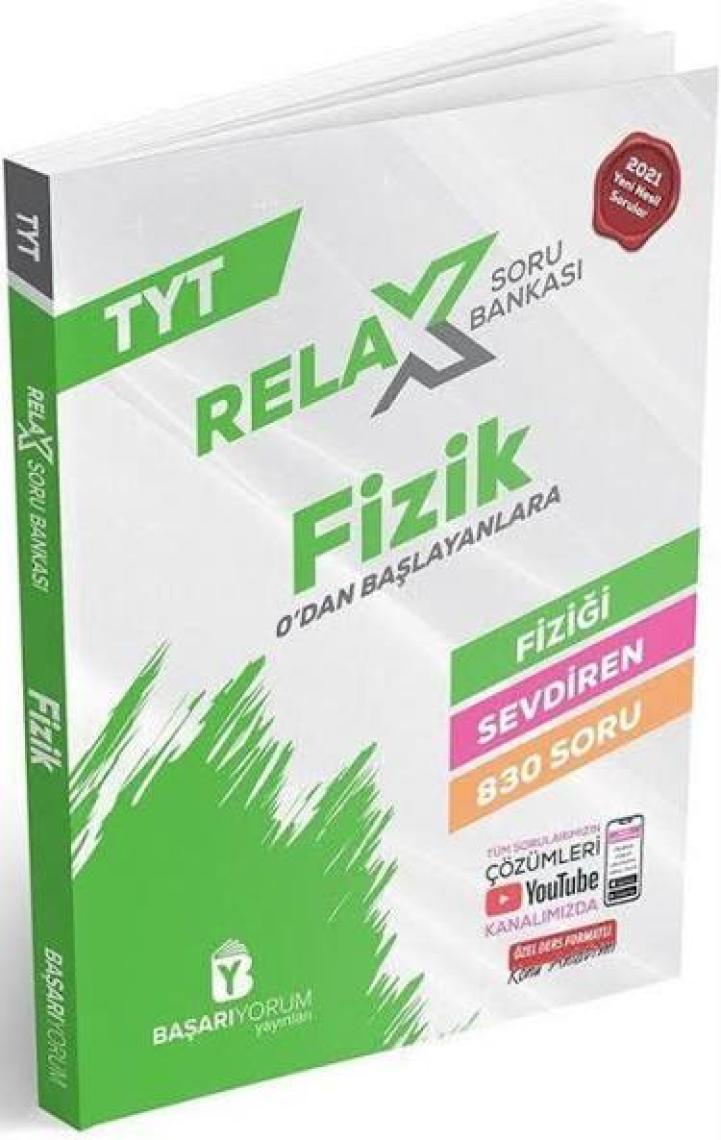 Başarıyorum Yayınevi TYT Fizik Relax Soru Bankası  Sıfırdan Başlayanlar İçin