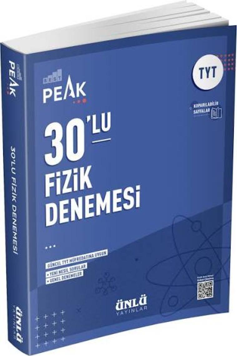 Ünlü Yayınları 2021 TYT Best Peak Fizik 30'lu Deneme