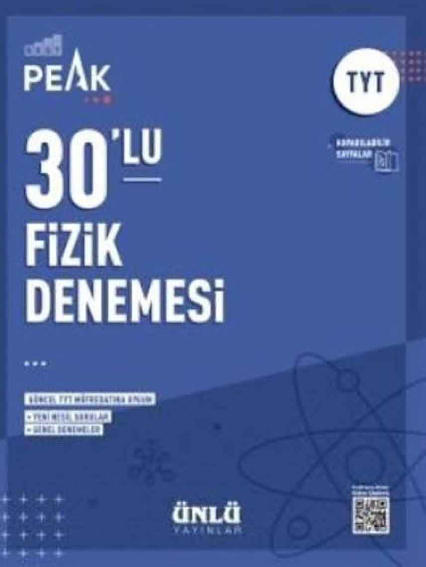 Ünlü Yayınları 2021 TYT Best Peak Fizik 30'lu Deneme
