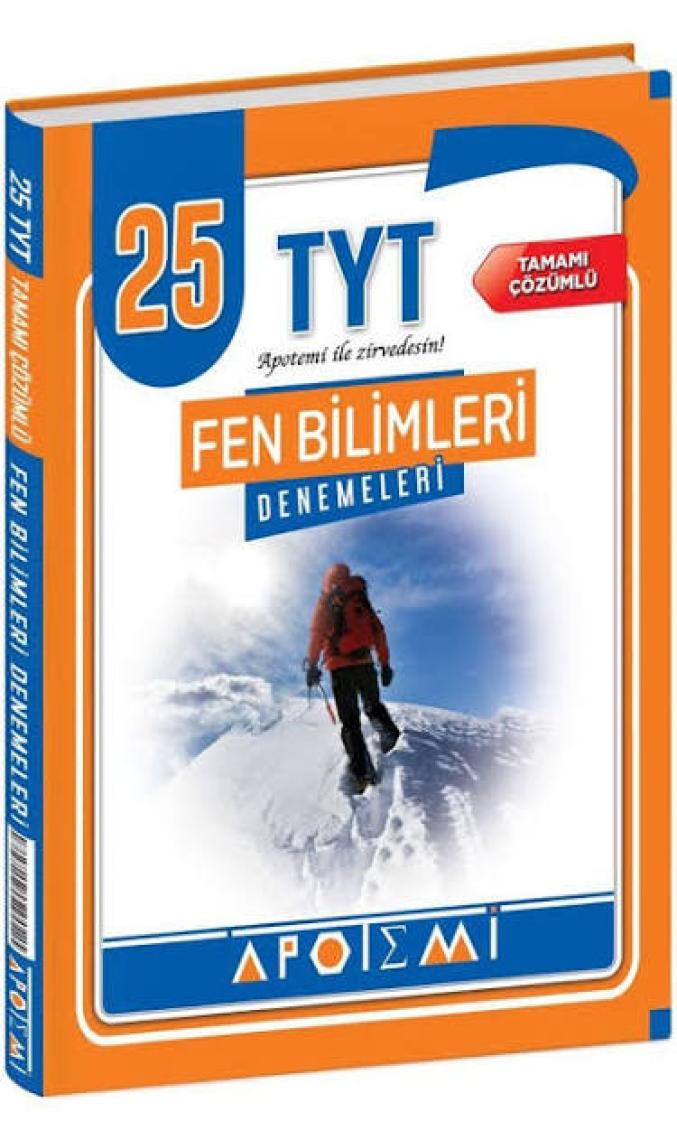Apotemi Yayınları  TYT Fen Bilimleri 25 Deneme