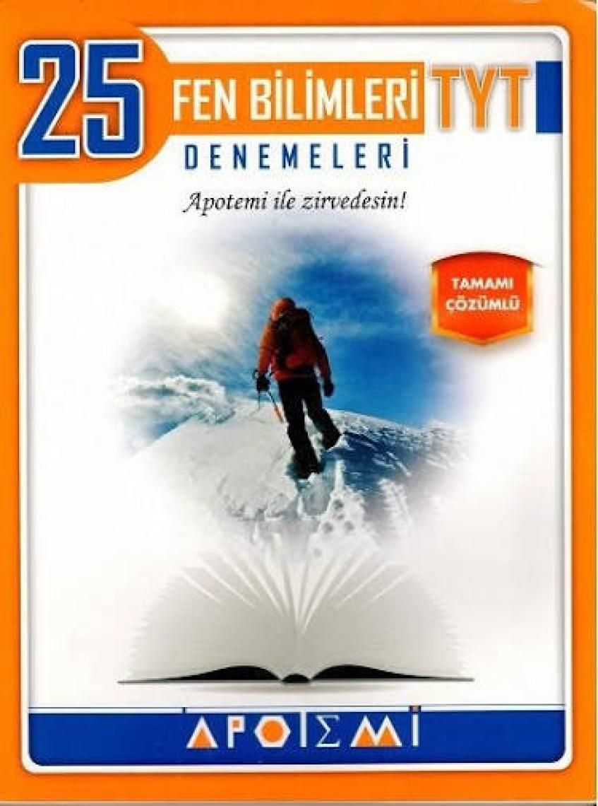 Apotemi Yayınları  TYT Fen Bilimleri 25 Deneme