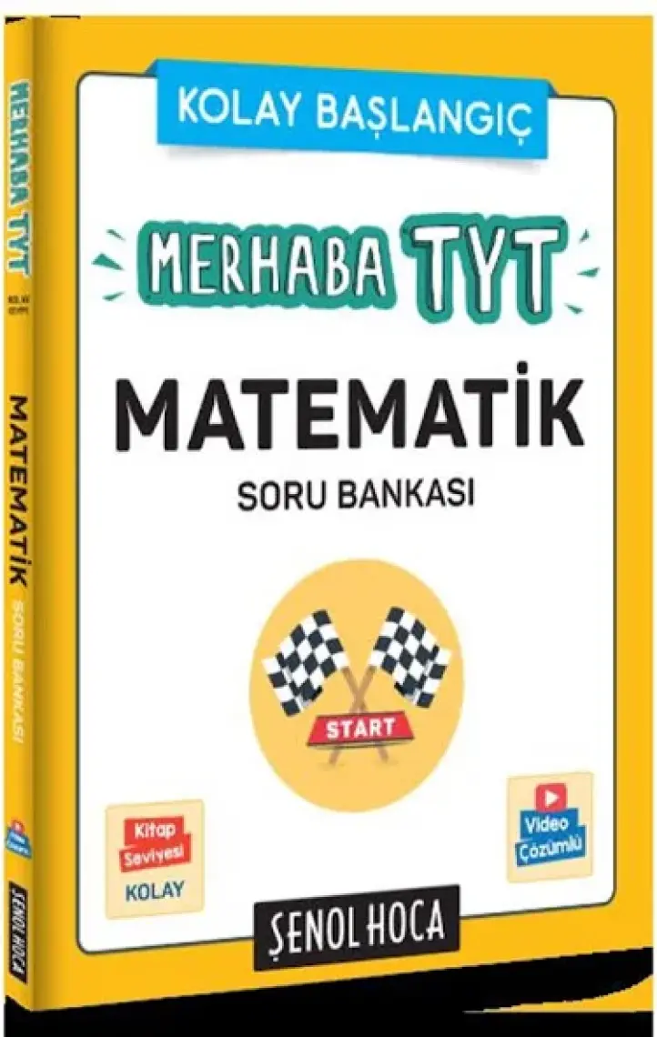 Şenol Hoca Yayınları Senol Hoca Merhaba TYT Temel Matematik Çözüm Asistanlı Soru Bankası Yeni 2023