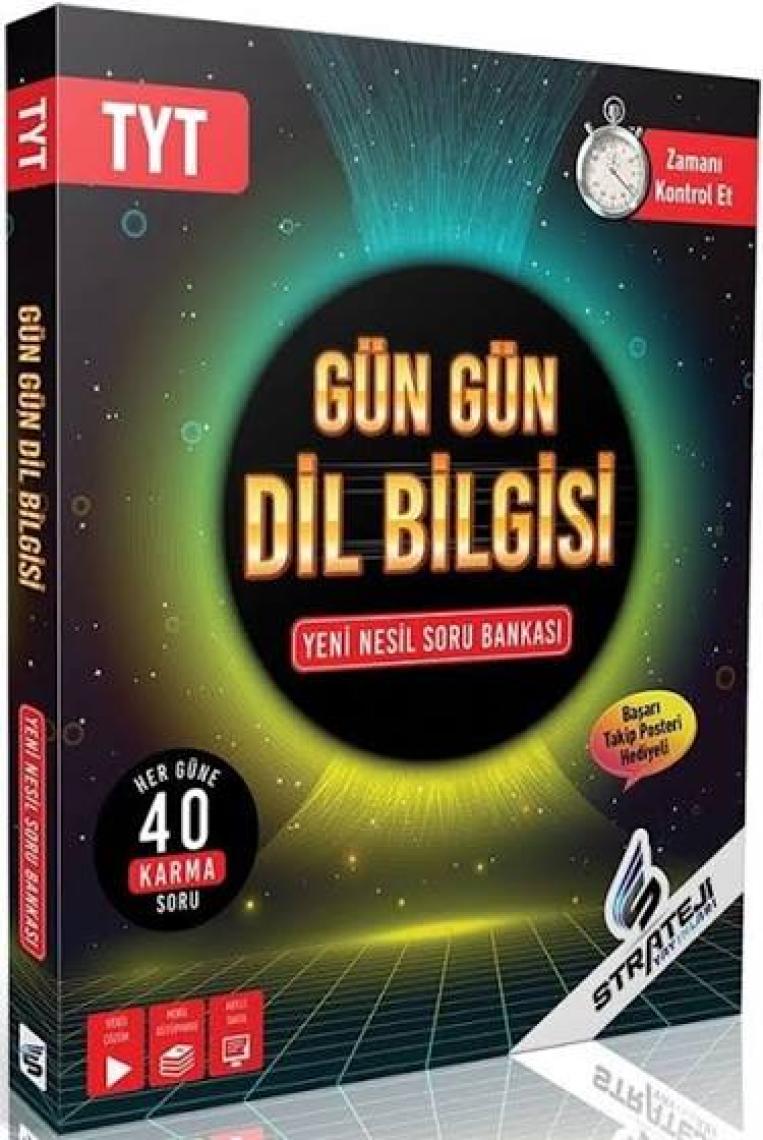 Strateji TYT Gün Gün Dil Bilgisi Soru Bankası