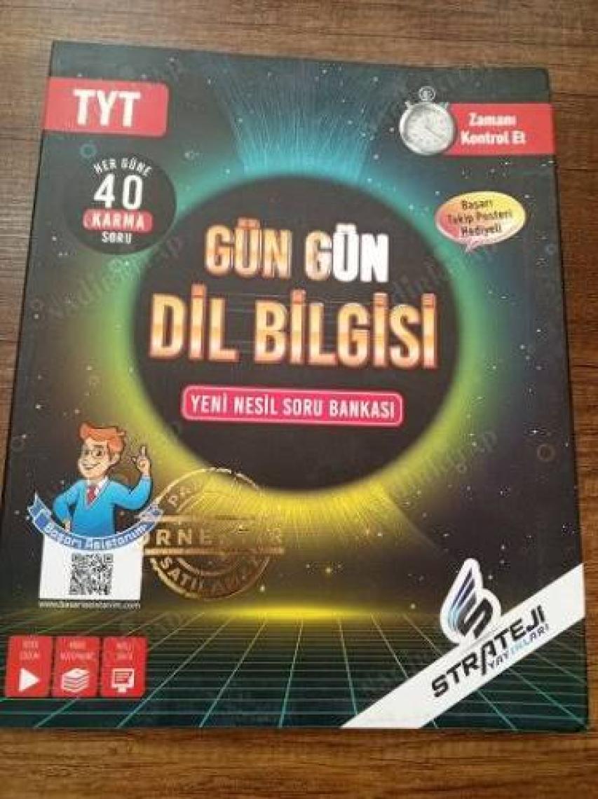 Strateji TYT Gün Gün Dil Bilgisi Soru Bankası