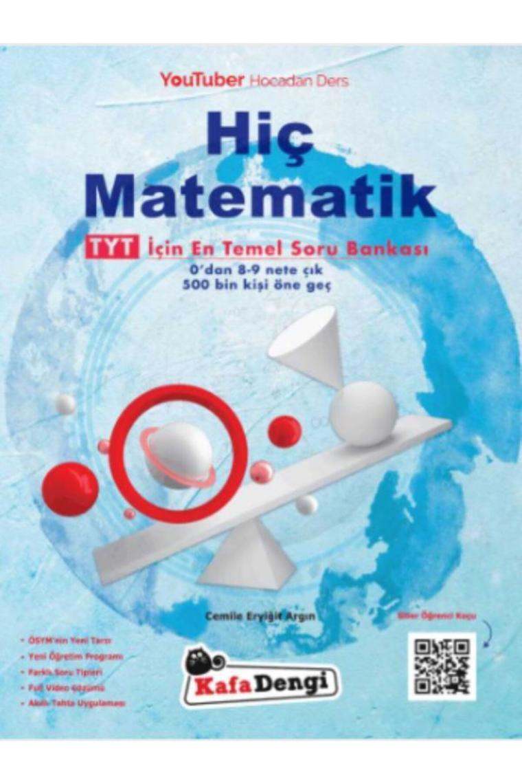 Kafa Dengi Yayınları TYT Hiç Matematik Soru Bankası (Tümü Video Çözümlü)