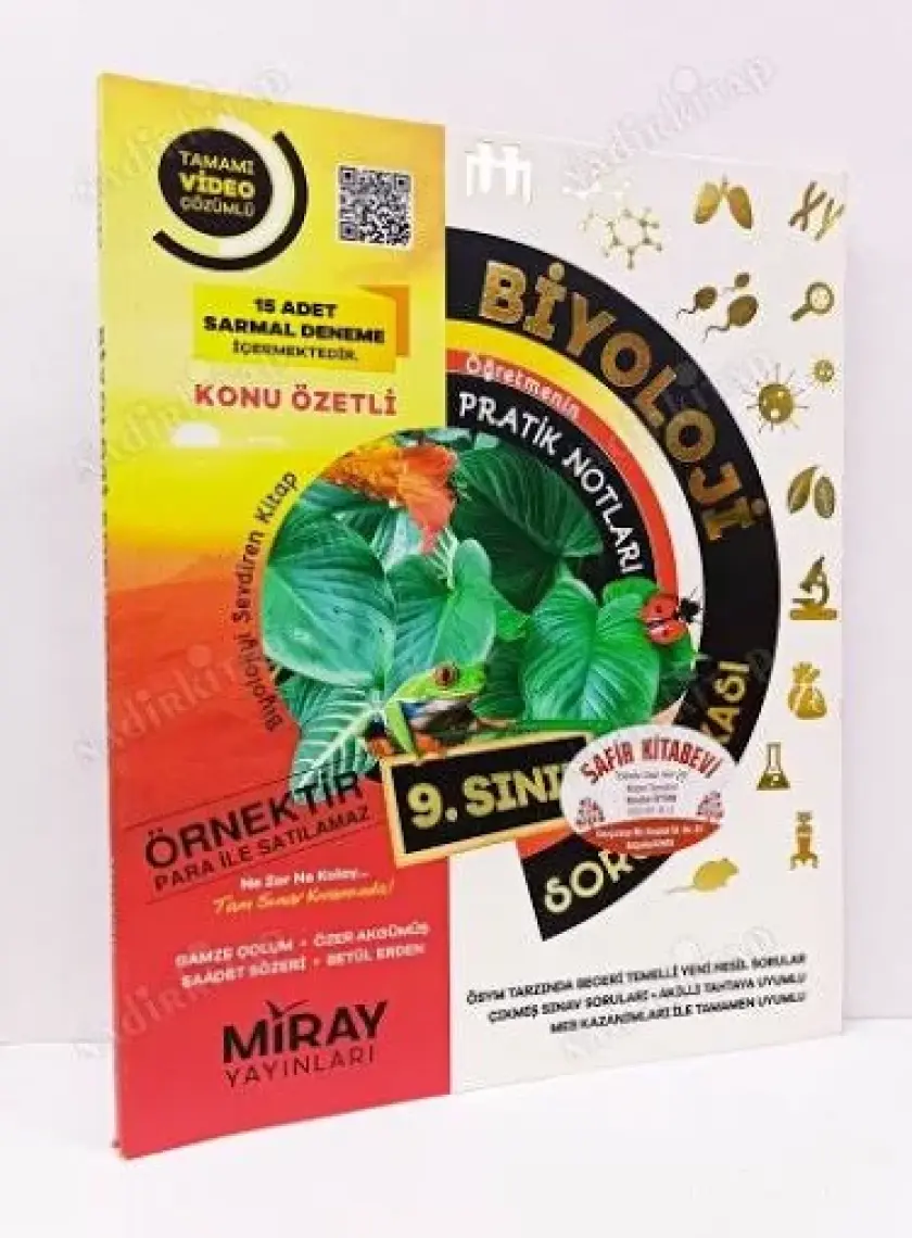 Miray Yayınları 9. Sınıf Biyoloji Konu Özetli Soru Bankası