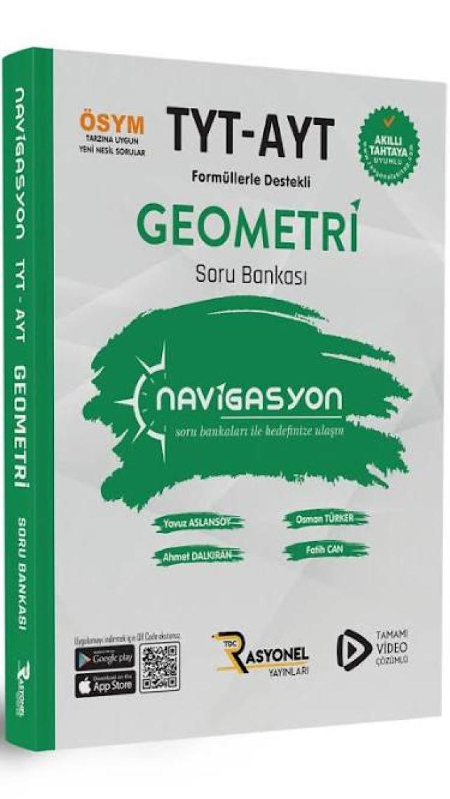 Rasyonel Yayınları Navigasyon TYT AYT Geometri Soru Bankası (Formüllerle Destekli)